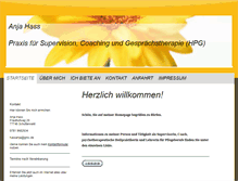 Tablet Screenshot of anjahass.de